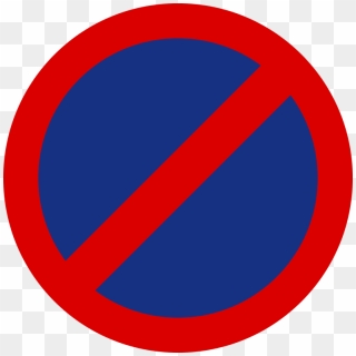 No Stopping Road Sign, HD Png Download