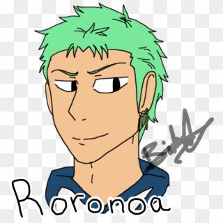 Zoro One Piece Face, HD Png Download - kindpng