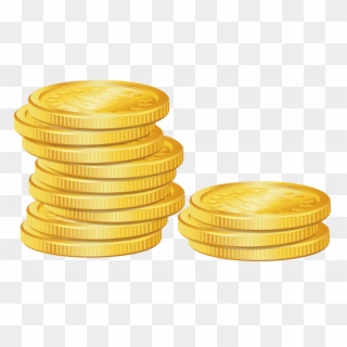 Coins Clipart Stack Coin - Monedas De Oro En Png, Transparent Png ...