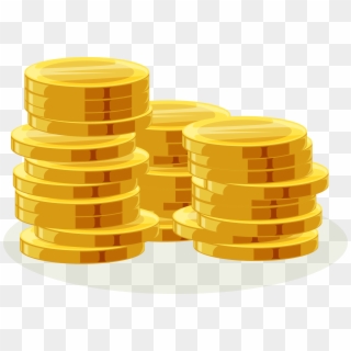 Coins Clipart Stack Coin - Monedas De Oro En Png, Transparent Png ...