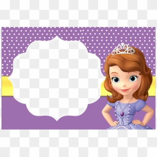 sofia* ** - Sofia The First Invitation Blank Template, HD Png Download ...