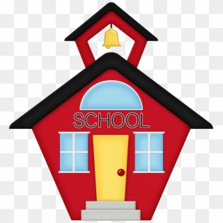 Schoolhouse Vector House Black And White - Black And White School House ...