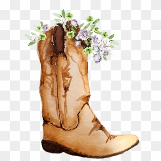 Cowboy Boots And Flowers Png Clip Library Download - Corral Womens Boot ...