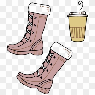 Png Freeuse Library Shoe Clothing Winter Transprent - Snow Boots Illustration Png, Transparent Png