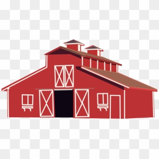 Clip Art Freeuse Download Farmhouse Clipart Pole Barn, HD Png Download