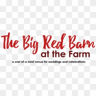 Cropped Big Red Barn Girard Pa - Calligraphy, HD Png Download