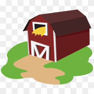 What's In The Barn - Barn Png Cartoon, Transparent Png