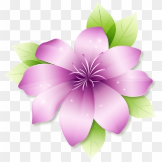 Large Pink Flower Clipart Flower Border Png, Popular - Large Flower ...