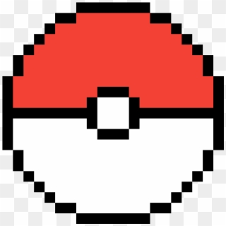 Pokemon Ball - Minecraft Epic Pixel Art, HD Png Download