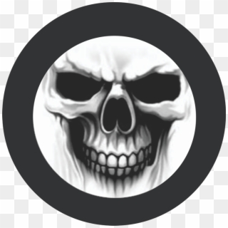 Ghost Skull Logo Tire Cover - Ghost Wallpaper For Mobile, HD Png Download