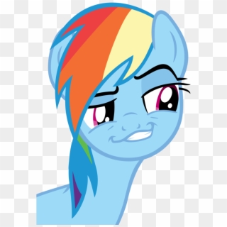 Sign In Through Steam To Submit Your Own Emotes - Mlp Rainbow Dash Funny Face, HD Png Download