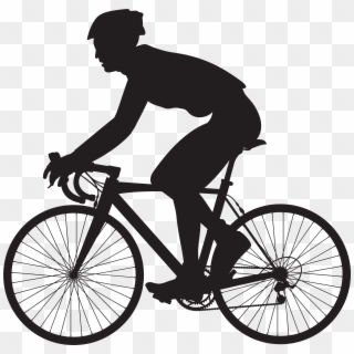 Cyclist Silhouette Png Clip Art Image, Transparent Png - 8000x7750 ...