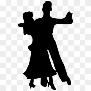 Silhouette Dance Clip Art - Dancing Couple Silhouette Png, Transparent ...