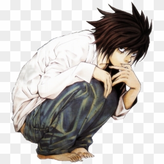 How To Draw L Lawliet From Death Note, Manga, Easy - L Death Note ...