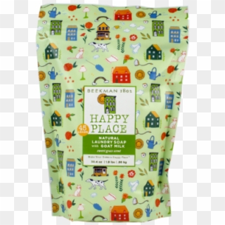 Happy Place Natural Laundry Soap 45 load resealable bag Unscented 