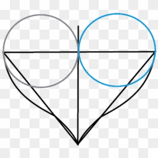 Drawn Heart Step By Step - Draw A Heart, HD Png Download