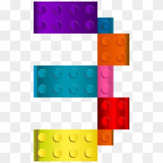 Lego Number Three Png Transparent Clip Art Image - Lego Numbers ...